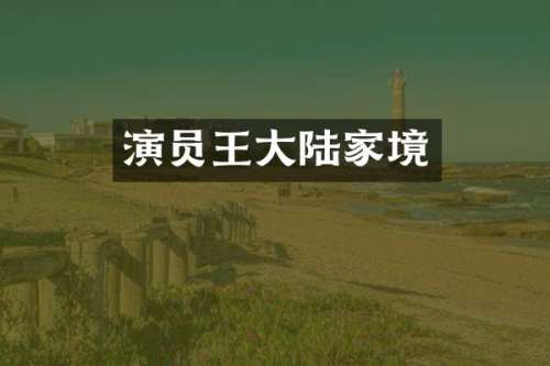 演员王大陆家境