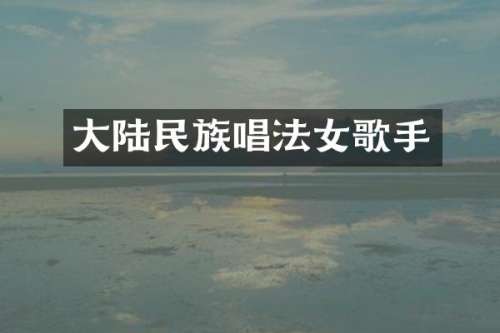 大陆唱法女歌手