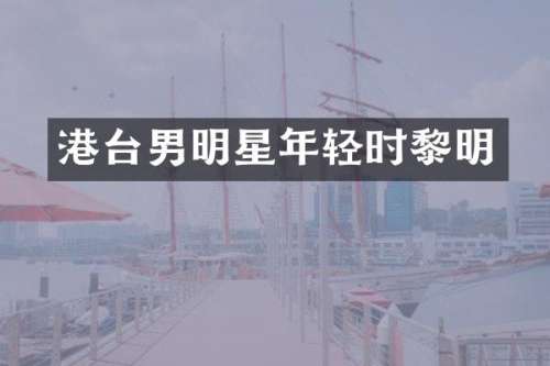 港台男明星年轻时黎明