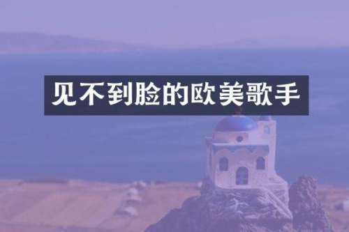 见不到脸的欧美歌手