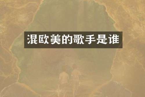 混欧美的歌手是谁