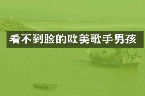 看不到脸的欧美歌手男孩