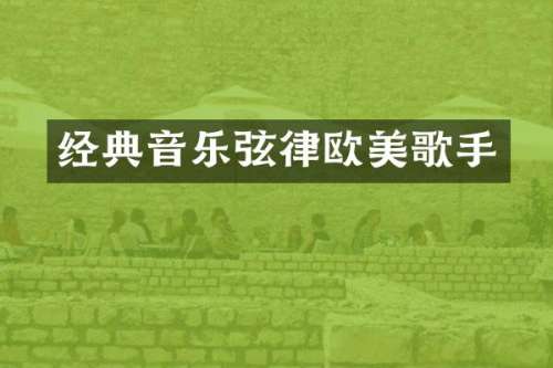 经典音乐弦律欧美歌手