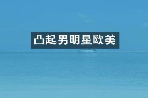 凸起男明星欧美