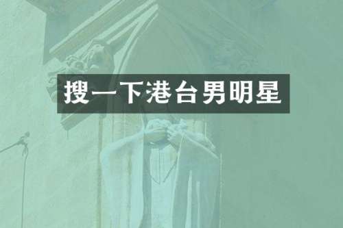 搜一下港台男明星