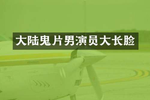 大陆鬼片男演员大长脸