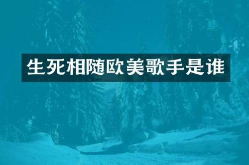 生死相随欧美歌手是谁