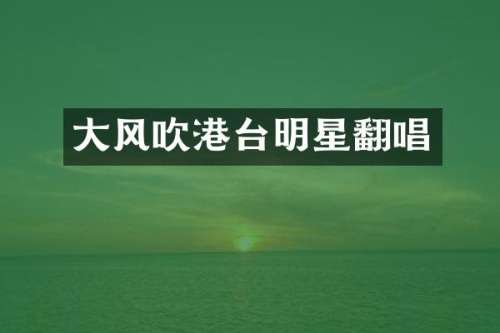 大风吹港台明星翻唱