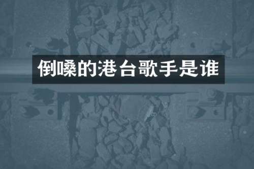 倒嗓的港台歌手是谁