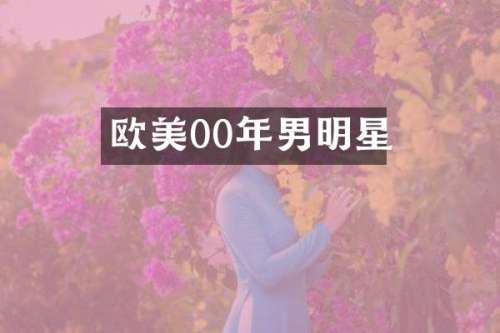 欧美00年男明星