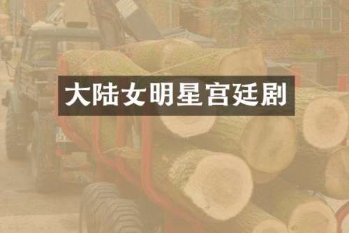 大陆女明星宫廷剧