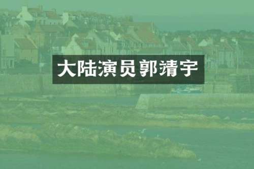大陆演员郭靖宇