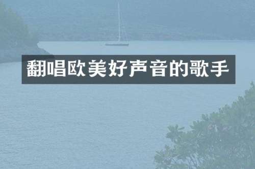 翻唱欧美好声音的歌手