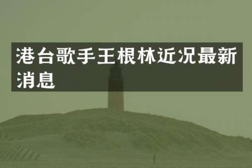 港台歌手王根林近况最新消息