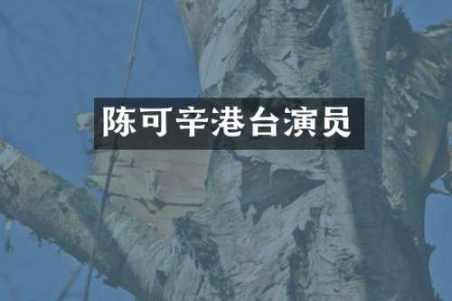 陈可辛港台演员