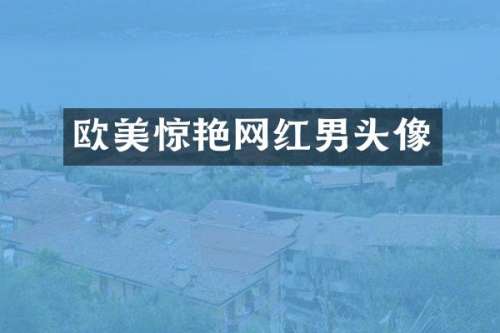 欧美惊艳网红男头像