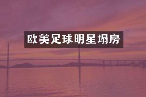 欧美足球明星塌房