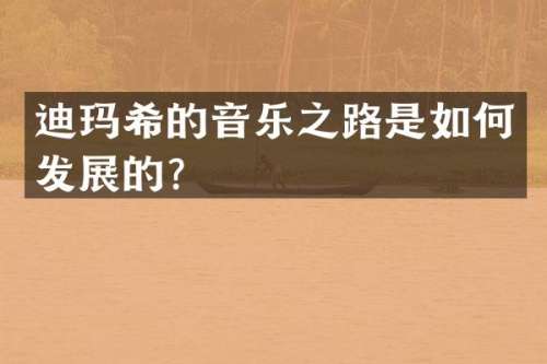 迪玛希的音乐之路是如何发展的？