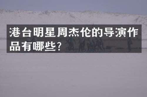 港台明星周杰伦的导演作品有哪些？