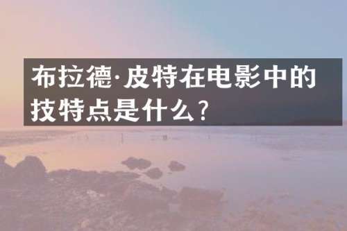 布拉德·皮特在电影中的演技特点是什么？