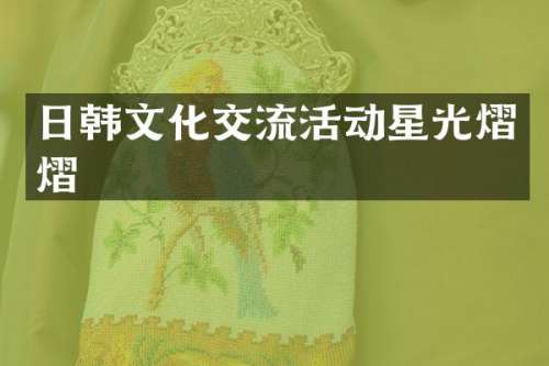 日韩文化交流活动星光熠熠
