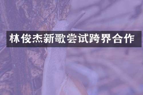 林俊杰新歌尝试跨界合作