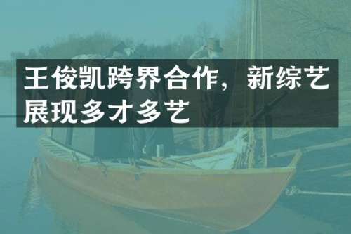 王俊凯跨界合作，新综艺展现多才多艺