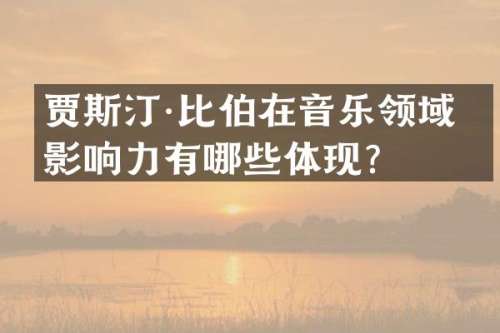 贾斯汀·比伯在音乐领域的影响力有哪些体现？