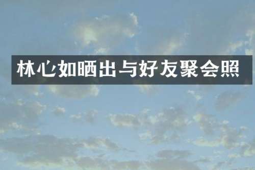 林心如晒出与好友聚会照