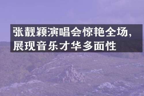 张靓颖演唱会惊艳全场，展现音乐才华多面性