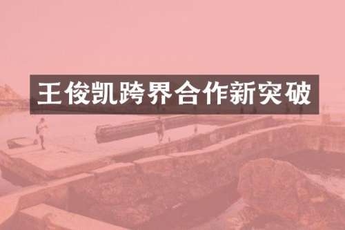 王俊凯跨界合作新突破