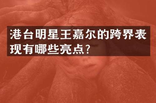 港台明星王嘉尔的跨界表现有哪些亮点？