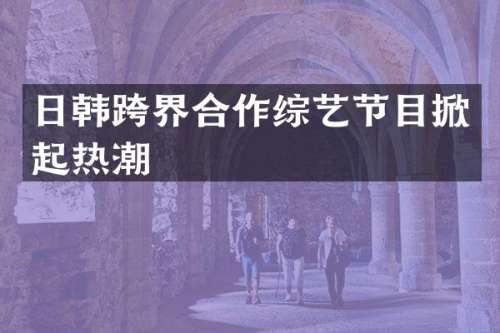 日韩跨界合作综艺节目掀起热潮
