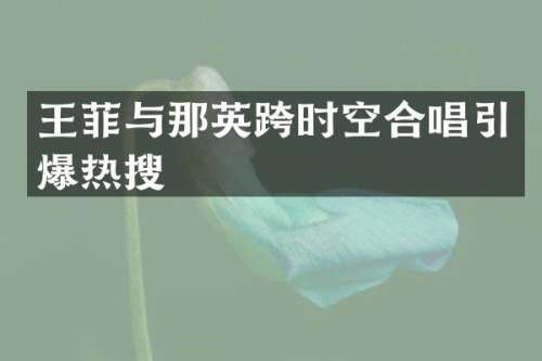 王菲与那英跨时空合唱热搜