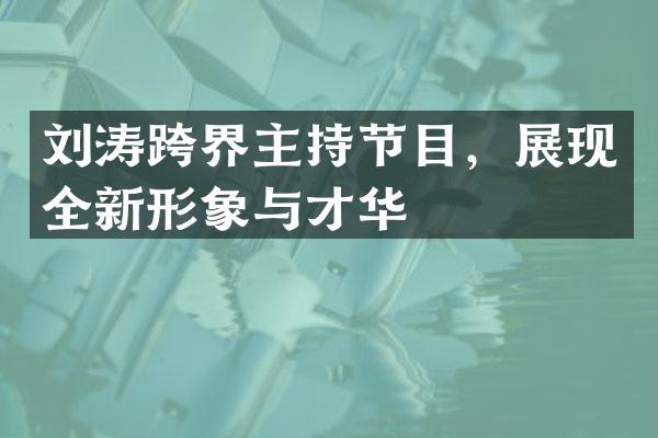 刘涛跨界主持节目，展现全新形象与才华