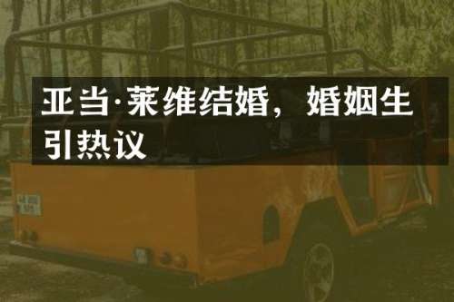 亚当·莱维结婚，婚姻生活引热议