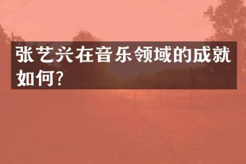 张艺兴在音乐领域的成就如何？