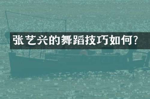 张艺兴的舞蹈技巧如何？