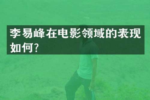 李易峰在电影领域的表现如何？