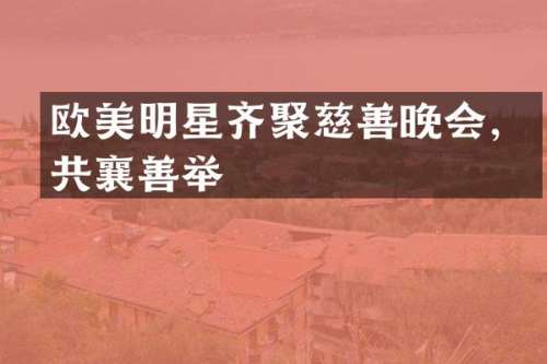 欧美明星齐聚慈善晚会，共襄善举