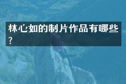 林心如的制片作品有哪些？