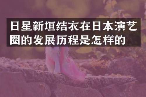 日星新垣结衣在日本演艺圈的发展历程是怎样的？