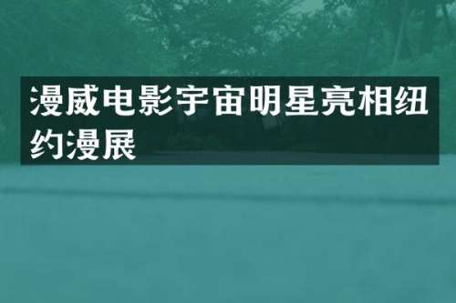 漫威电影宇宙明星亮相纽约漫展