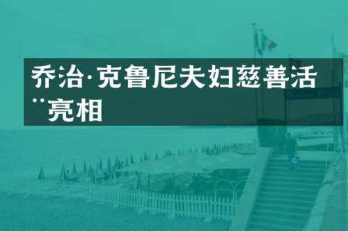 乔治·克鲁尼夫妇慈善活动亮相