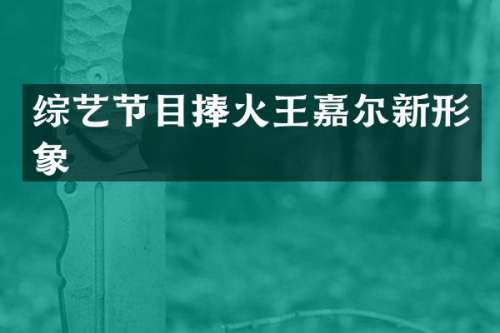 综艺节目捧火王嘉尔新形象