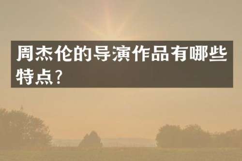 周杰伦的导演作品有哪些特点？