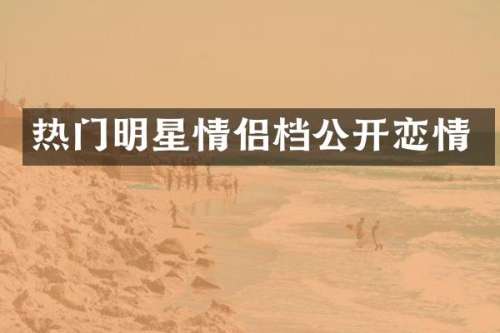 热门明星情侣档公开恋情