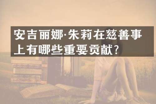 安吉丽娜·朱莉在慈善事业上有哪些重要贡献？
