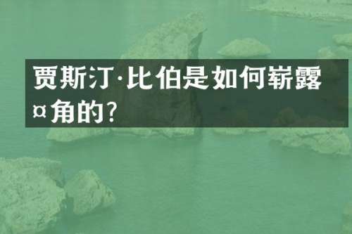 贾斯汀·比伯是如何崭头角的？