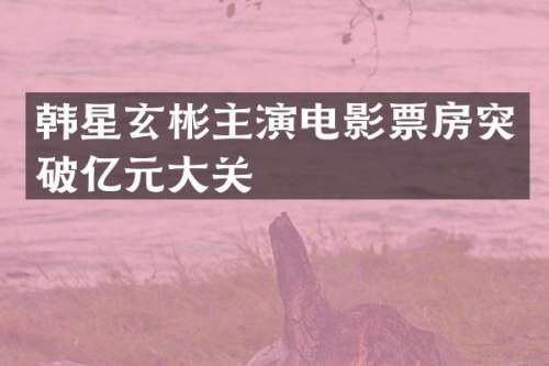韩星玄彬主演电影票房突破亿元大关